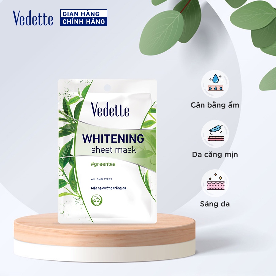 Mặt nạ giấy Vedette Trà Xanh 22ml