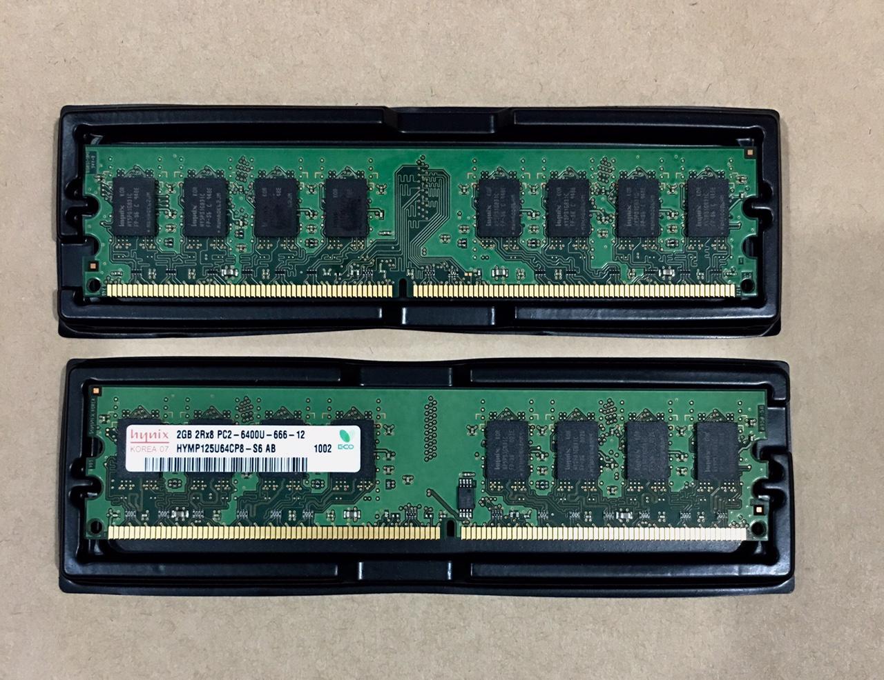 Ram máy tính 2GB DDR2 bus 800 / 667 (nhiều hãng) - PCR2 2GB