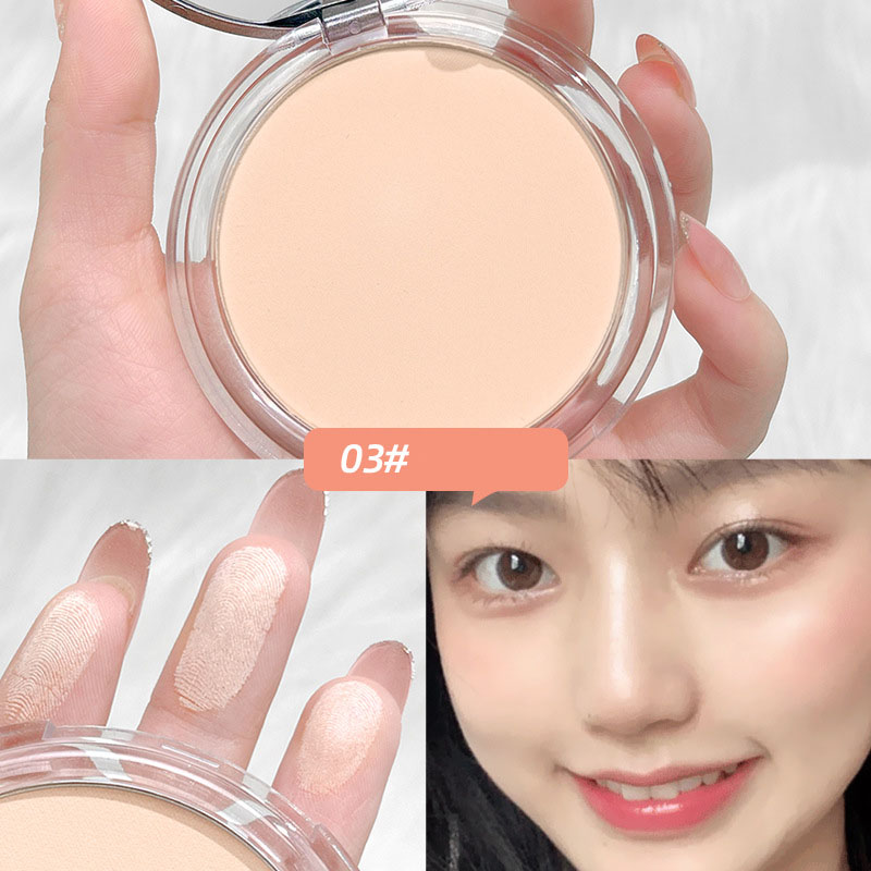 Phấn nền dạng nén Cace Bear làm sáng kiềm dầu cho da mặt, Phấn nén kiềm dầu phấn nền che khuyết điểm kiểm soát dầu - BUMSTORE