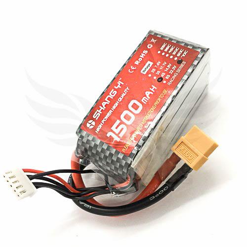 Pin Lipo ShangYi 14.8v 4s 1500mAh 70C-100C