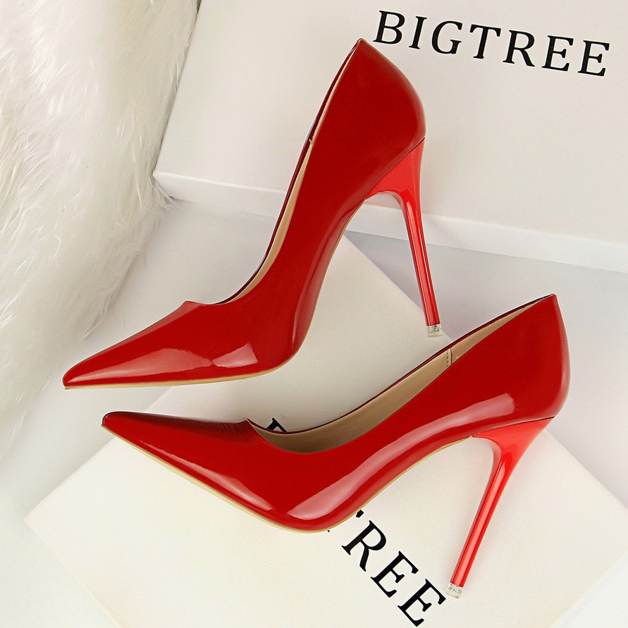 GIÀY CAO GÓT BIGTREE TRƠN BÓNG BASIC