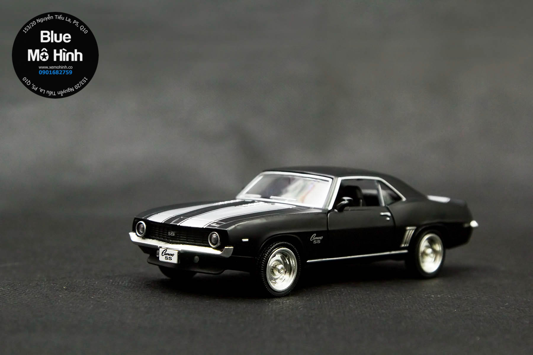 Blue mô hình | Xe mô hình Chevrolet Camaro SS 1969 tỷ lệ 1:36