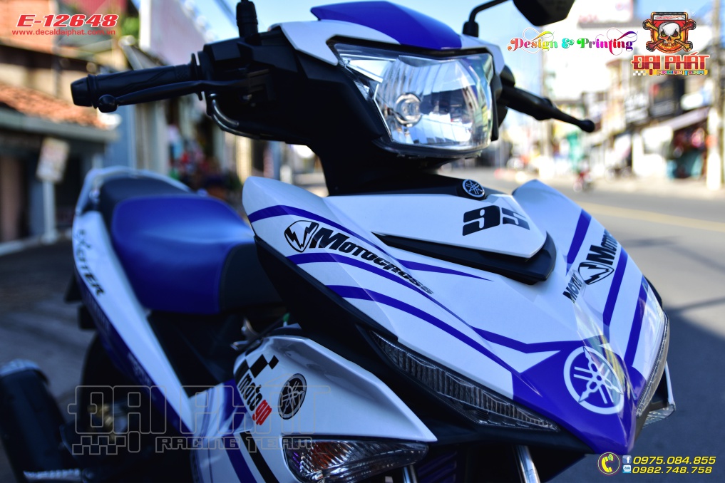Tem Xe Exciter 150 GP Xanh Bạc