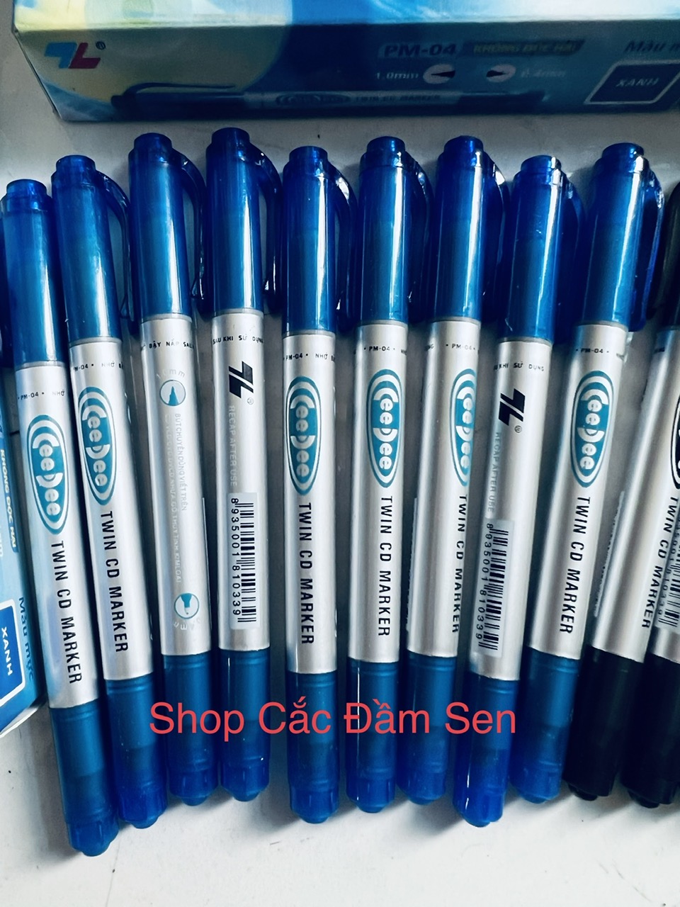 Bút cd lông dầu thiên lông gồm 3 màu