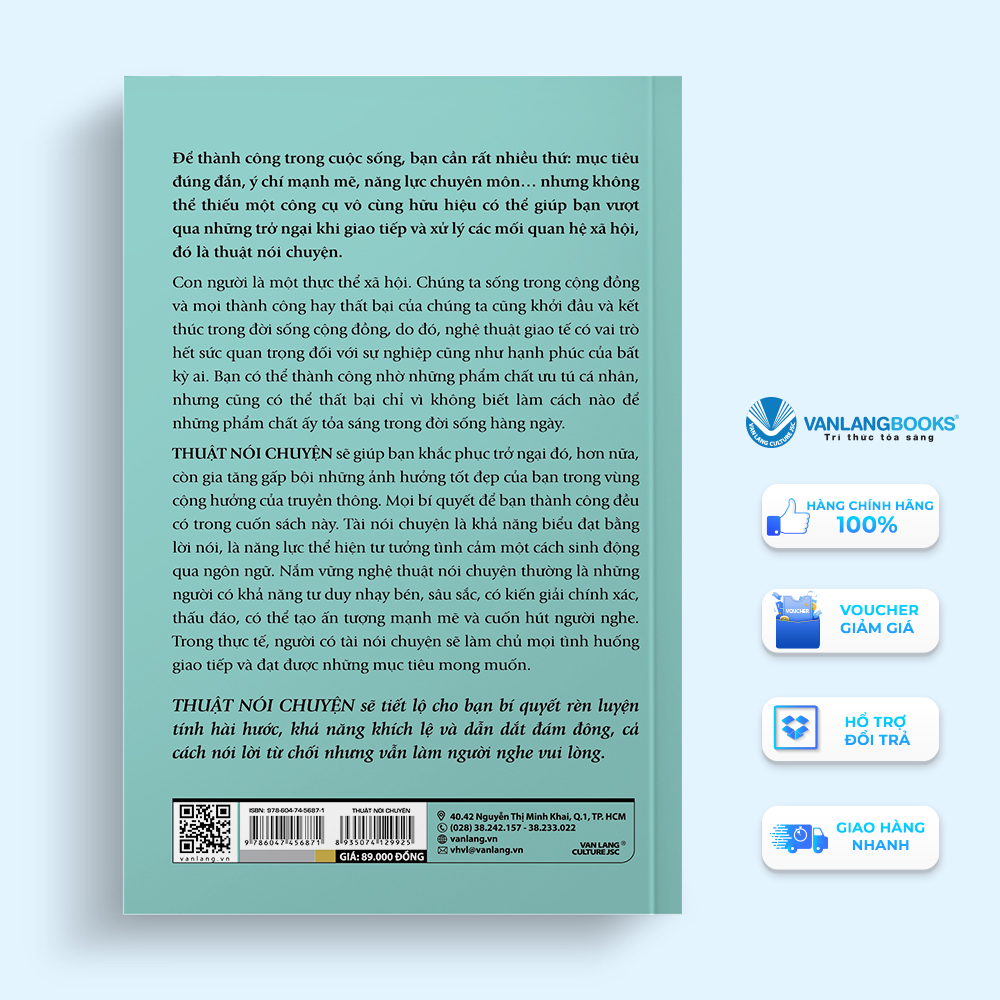 Sách - Thuật Nói Chuyện - Tô Minh ( Tái Bản 2023)-Vanlangbooks