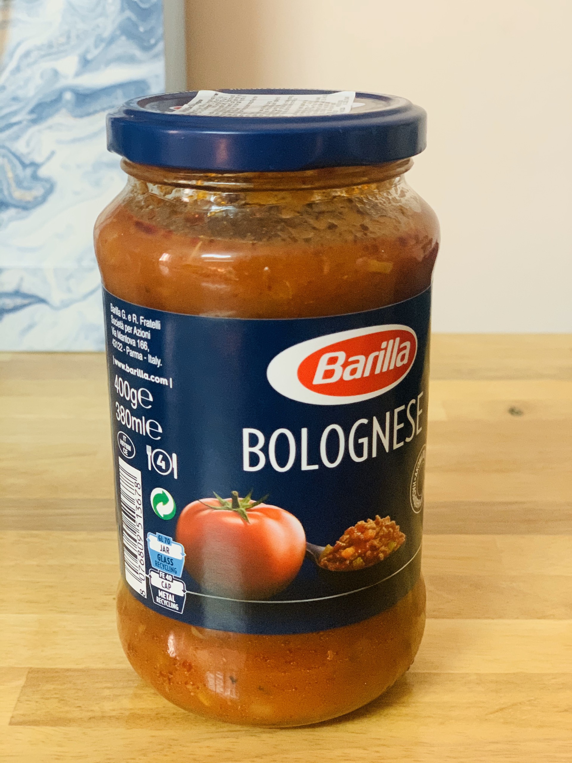 Sốt thịt Barilla Bolognese 400g (Sauce Bolognese)