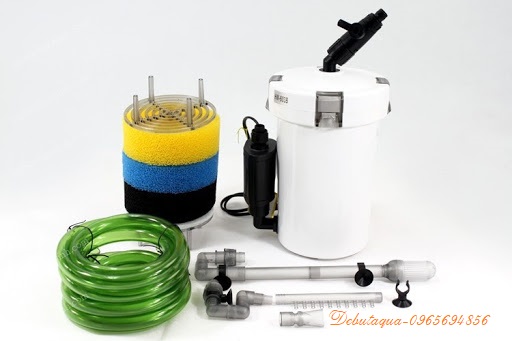 LỌC SUNSUN HW 603B VÀ HW 604B (Có đầy đủ bơm, in out, bông lọc...)