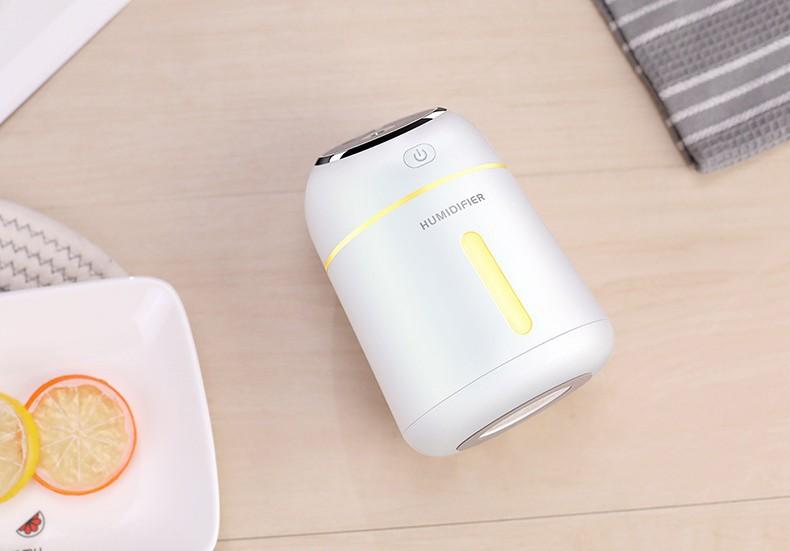 Máy Phun Sương Tạo Độ Ẩm Kèm Quạt Đèn Mini