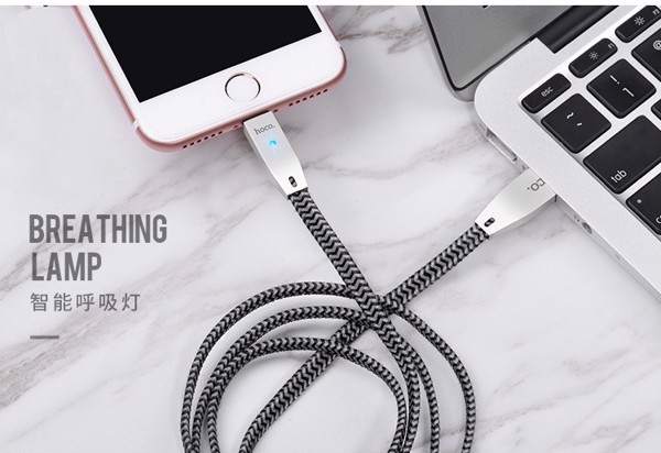 Cáp sạc iPhone tự ngắt sạc khi đầy pin Hoco U11