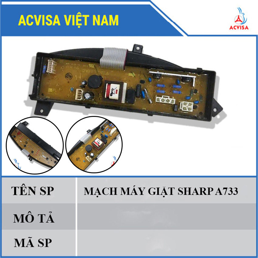Mạch Máy Giặt Sharp A733