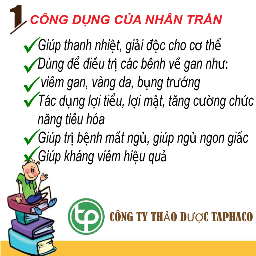 Nhân trần khô 500g - Tấn Phát - Chuyên dùng để sắc nước và pha trà - Hỗ trợ thanh nhiệt và lợi tiểu cực kỳ hiệu quả