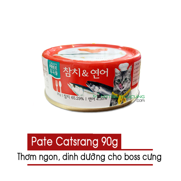 Thịt hộp - Pate Catsrang cho mèo nhập khẩu Hàn Quốc - [Nông Trại Thú Cưng]