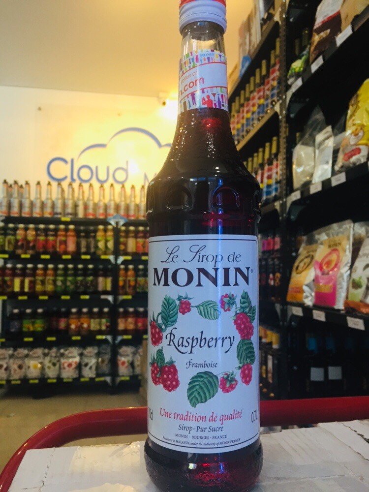 Syrup Monin Raspberry (Phúc Bồn Tử) 700ml