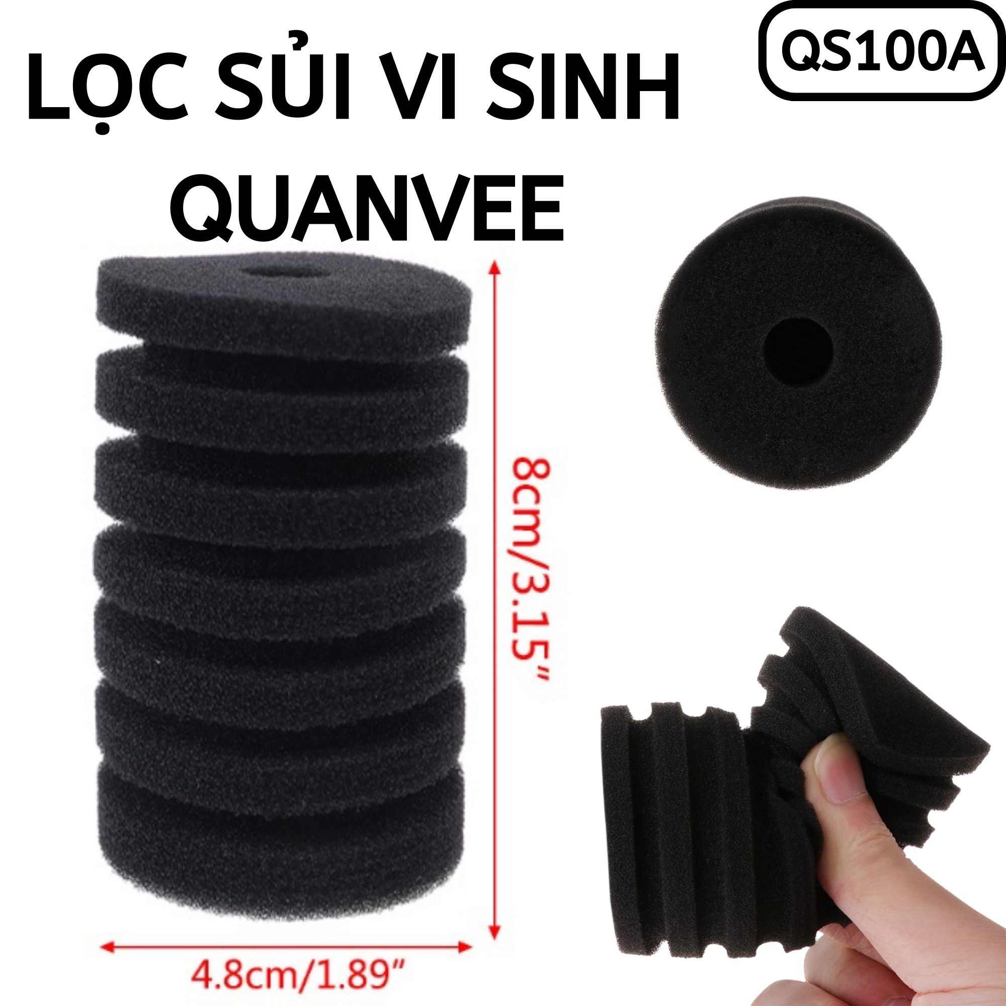 Filter microbiology QS100A/QS200A made in water, create micro-accessories aquarium | hingaostore.