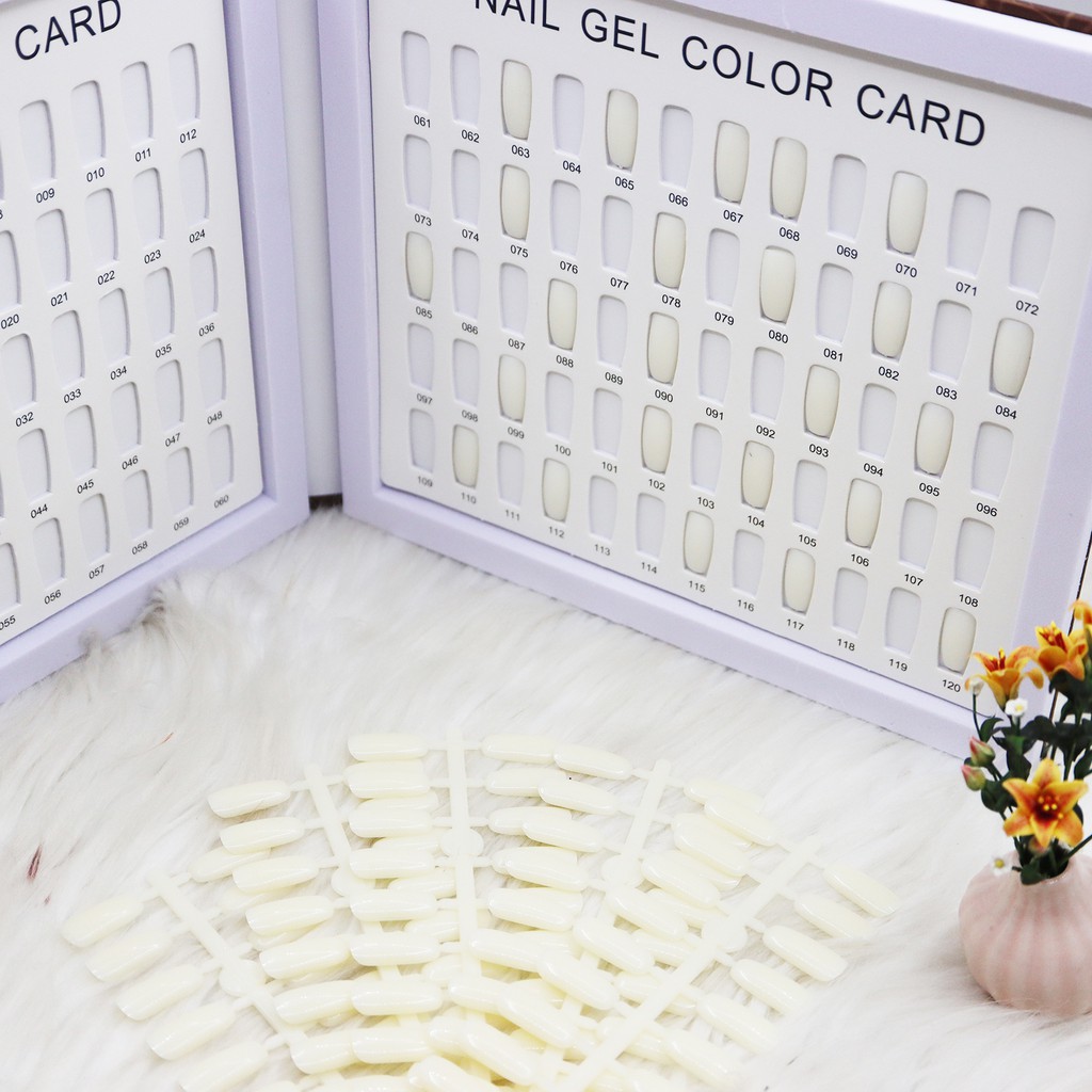 Móng gắn sổ, Móng gài bảng mẫu trưng bày nails