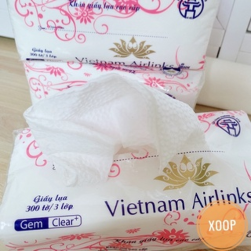 SALE !!! KHĂN GIẤY RÚT LỤA BỊCH 300 TỜ