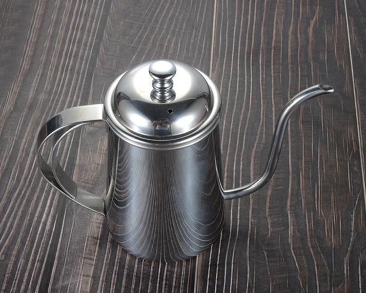 Ấm Bình Đun Nước Pha Cà Phệ Pour Over (Drip) 650ml Inox SUS304