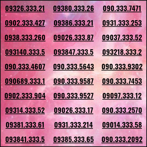 [HCM]Sim 4g mobifone tam hoa 345 đầu 09