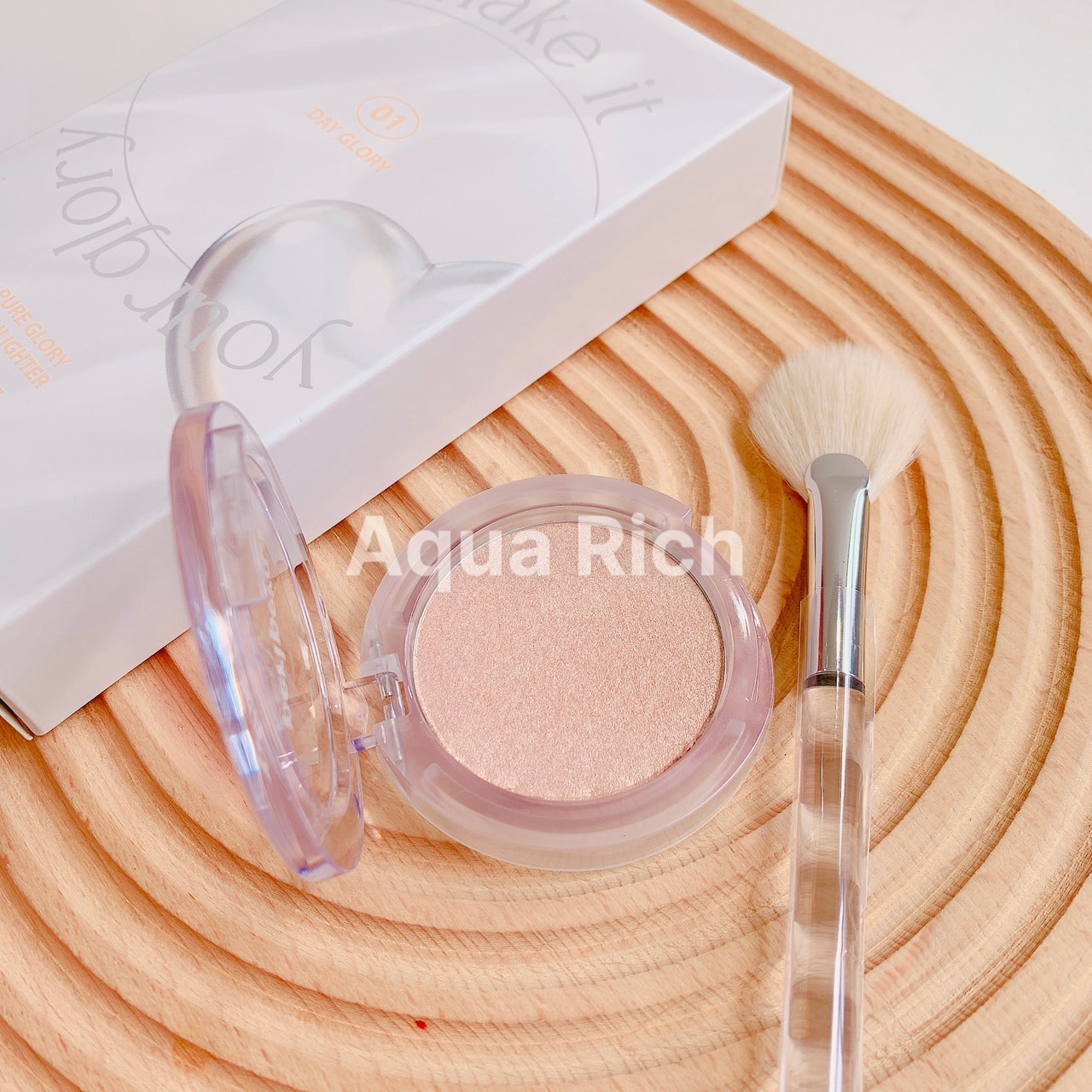 [Kèm Cọ] Phấn Bắt Sáng Ink Peripera Pure Glory Highlighter Set - 01 Day Glory - 02 Night Glory