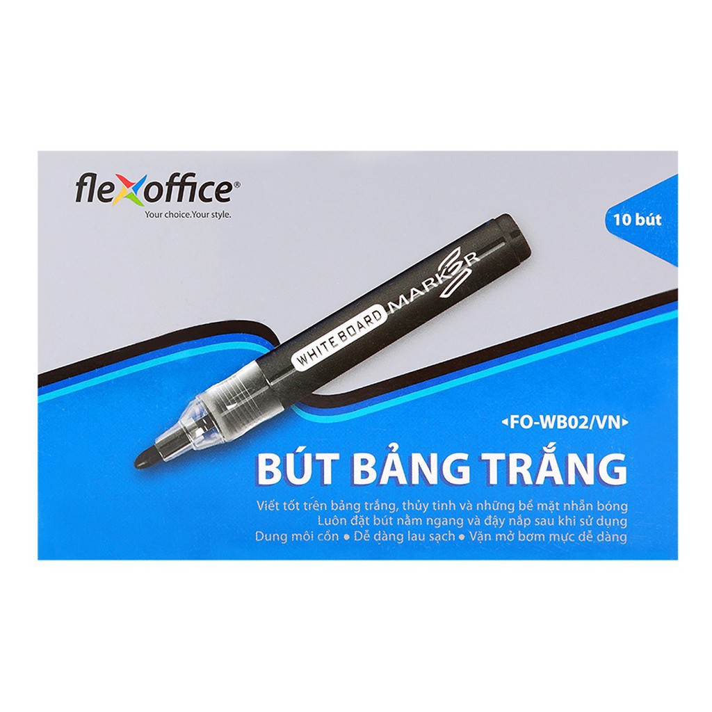 Bút lông bảng FlexOffice FO-WB02 ( dễ dàng bơm mực)