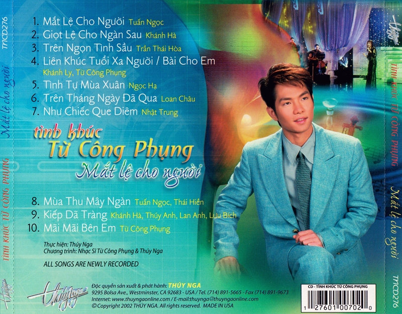 [MDCD] Bộ 3 Đĩa CD Nhạc Từ Công Phụng Tuyển Chọn