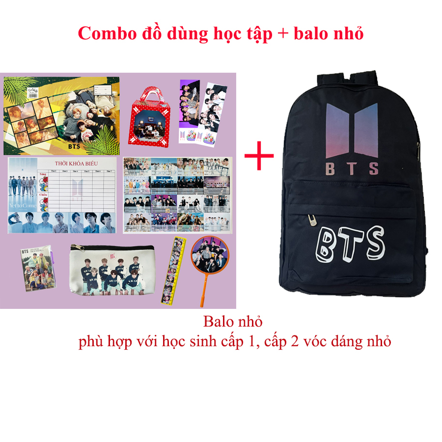 Combo 9 món đồ dùng học tập BTS
