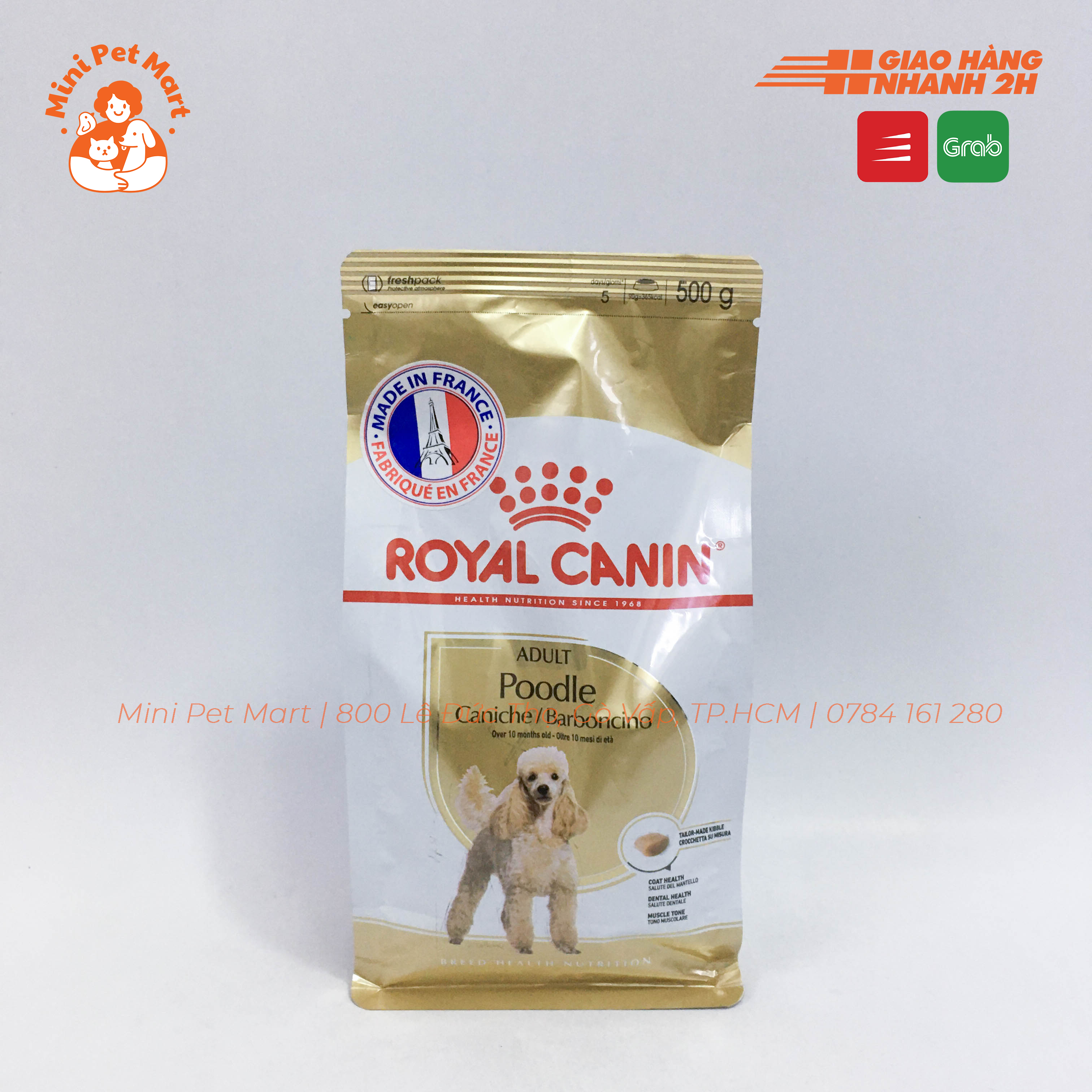 [HCM][500g] Thức ăn hạt cho chó Poodle ROYAL CANIN
