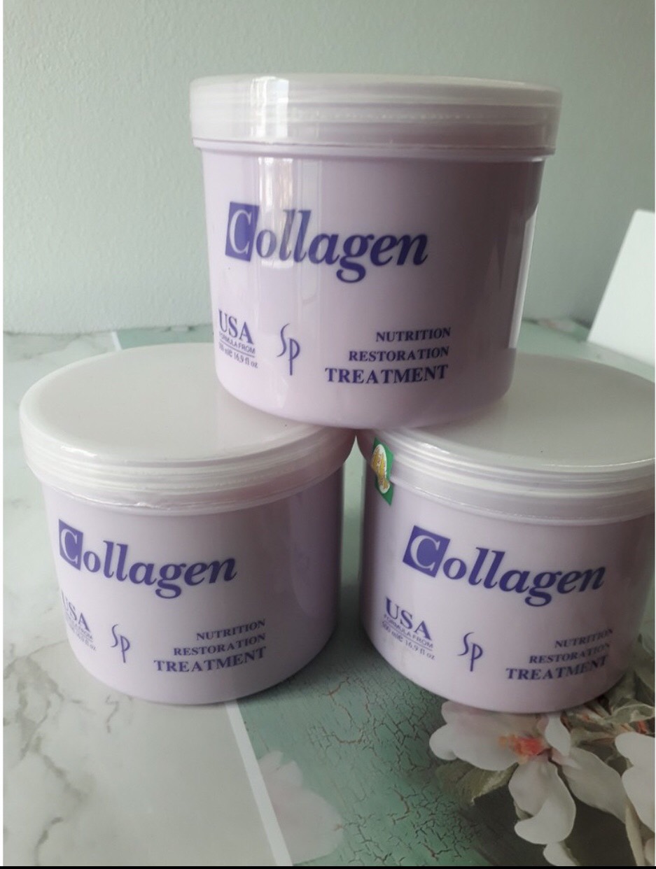 Hấp dầu phục hồi tiwan Collagen sp 500 ml