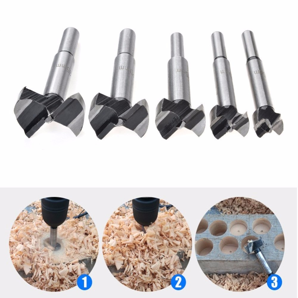 mũi khoan khoét lỗ gỗ nhựa thạch cao bộ 5 mũi