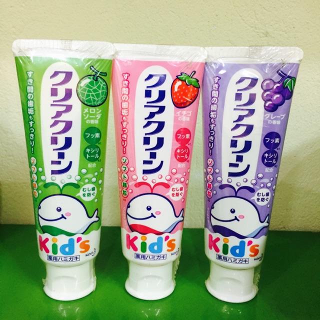 Kem đánh răng cho bé Kao Kid Nhật Bản 70g