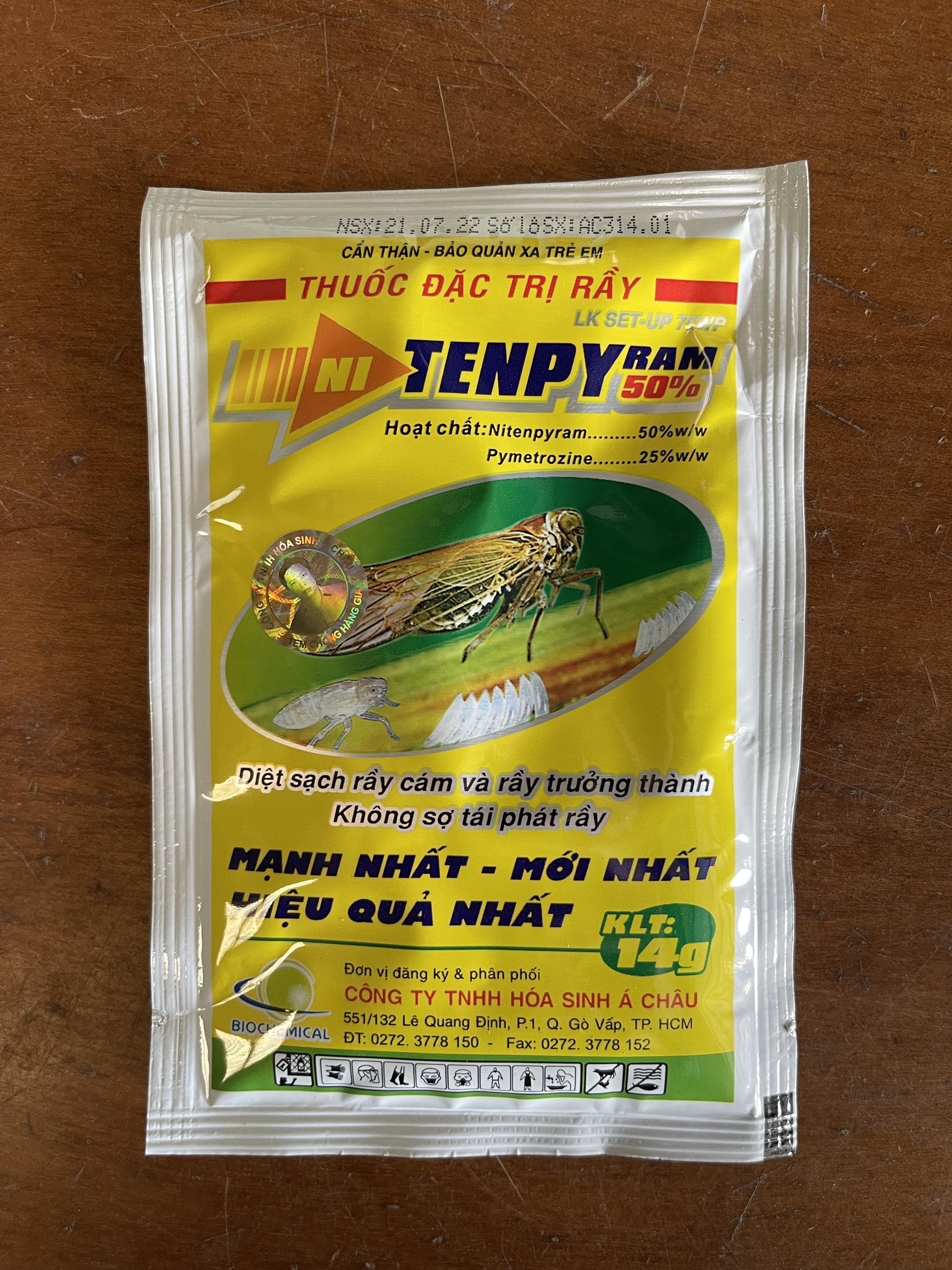 ĐẶC TRỪ RẦY, BỌ TRĨ, BÙ LẠCH LK SET UP 75WP TENPY RAM 50% (gói 14g)