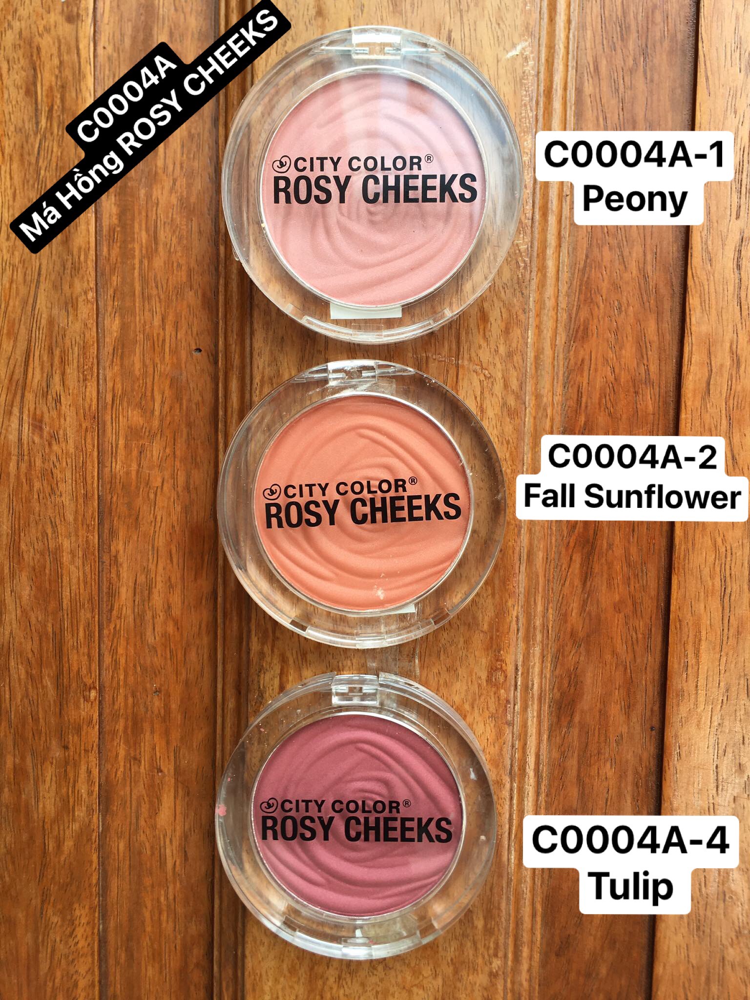Phấn má hồng CityColor ROSY CHEEKS 25g