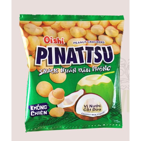 Combo 10 gói Snack Đậu Phộng Siêu Xốp Pinatasu Oishi