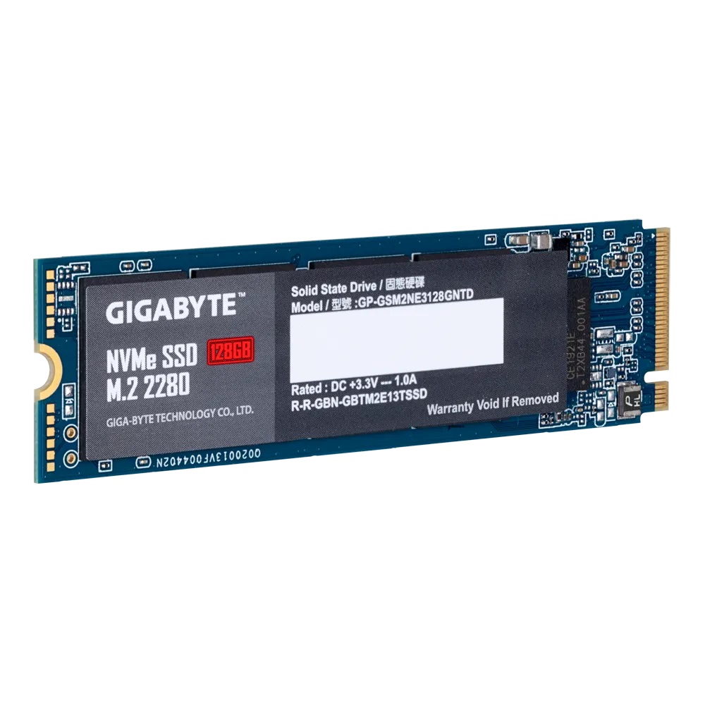 SSD GIGABYTE 128GB M2 2280 NVMe PCI-Express 3.0 x4