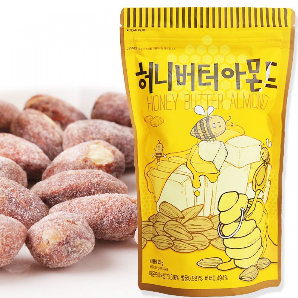 [HÀNG CHUẨN] HẠNH NHÂN TẨM MẬT ONG HÀN QUỐC