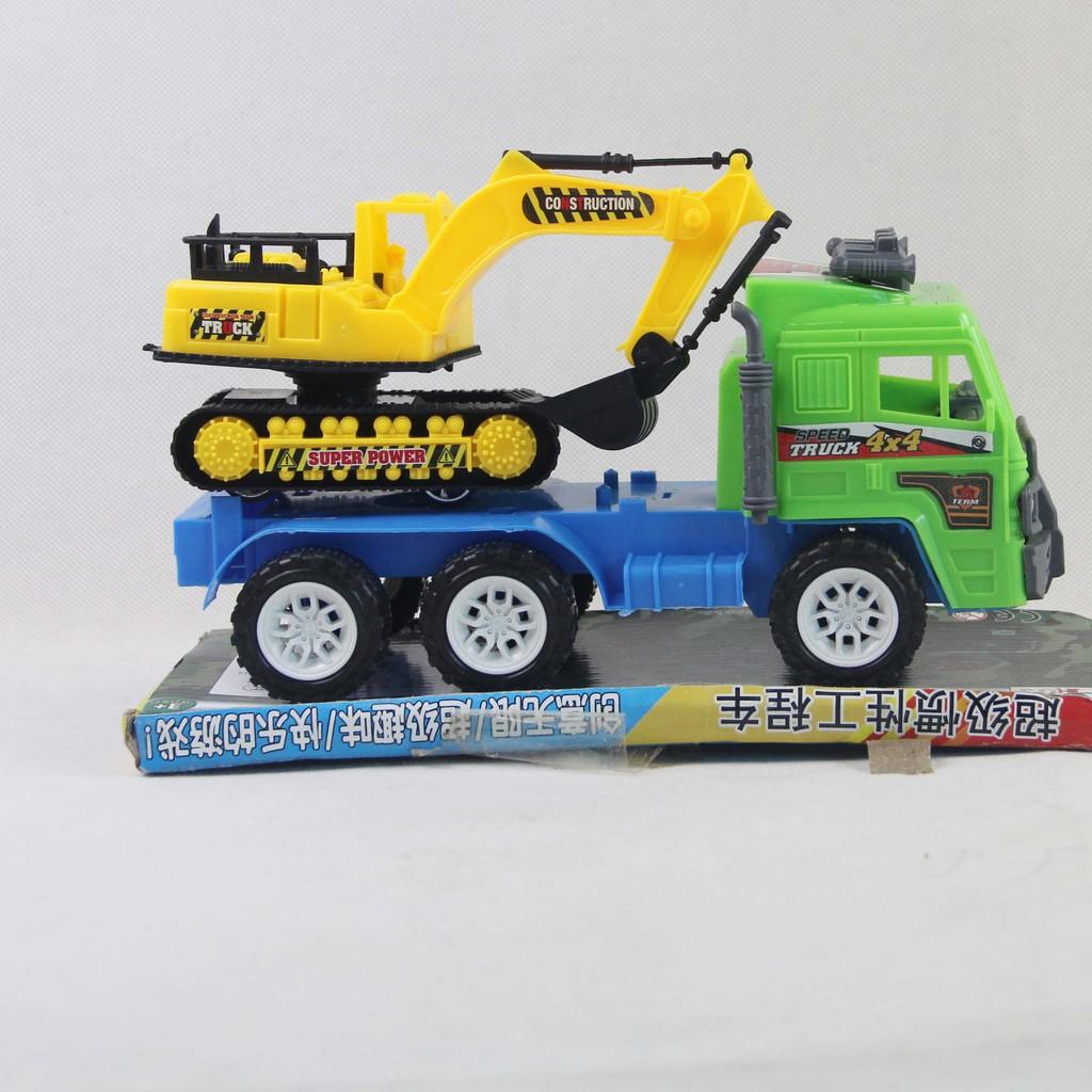 Ô Tô Chở Máy Xúc Cho Bé PCC- 15