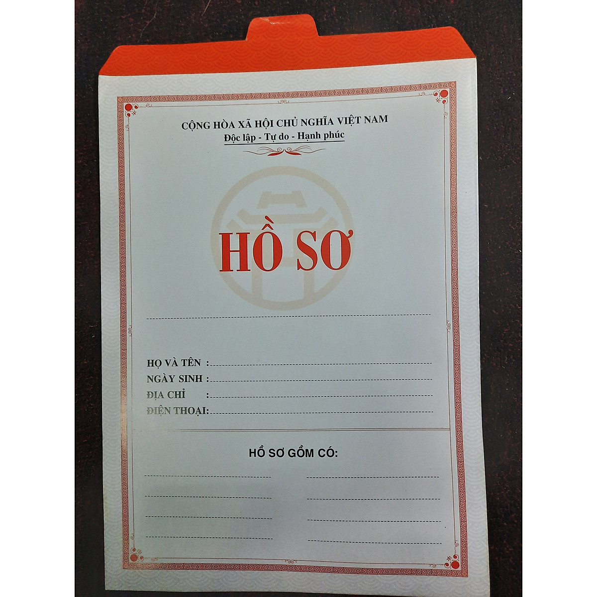 Combo 10 Vỏ Hồ Sơ Xin Việc (KHÔNG RUỘT)