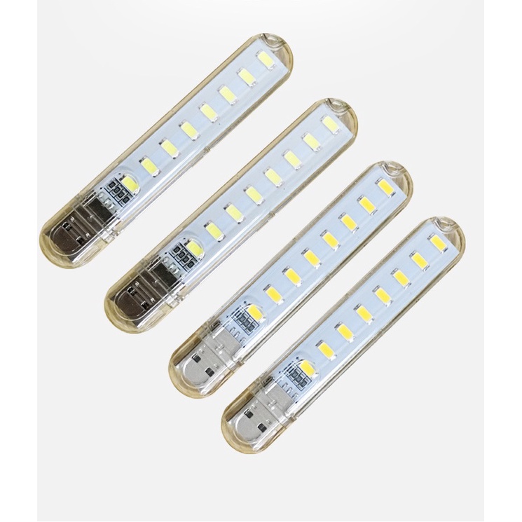 [HCM]Đèn Led 8 Bóng Siêu Sáng Cắm Cổng Usb Cao Cấp