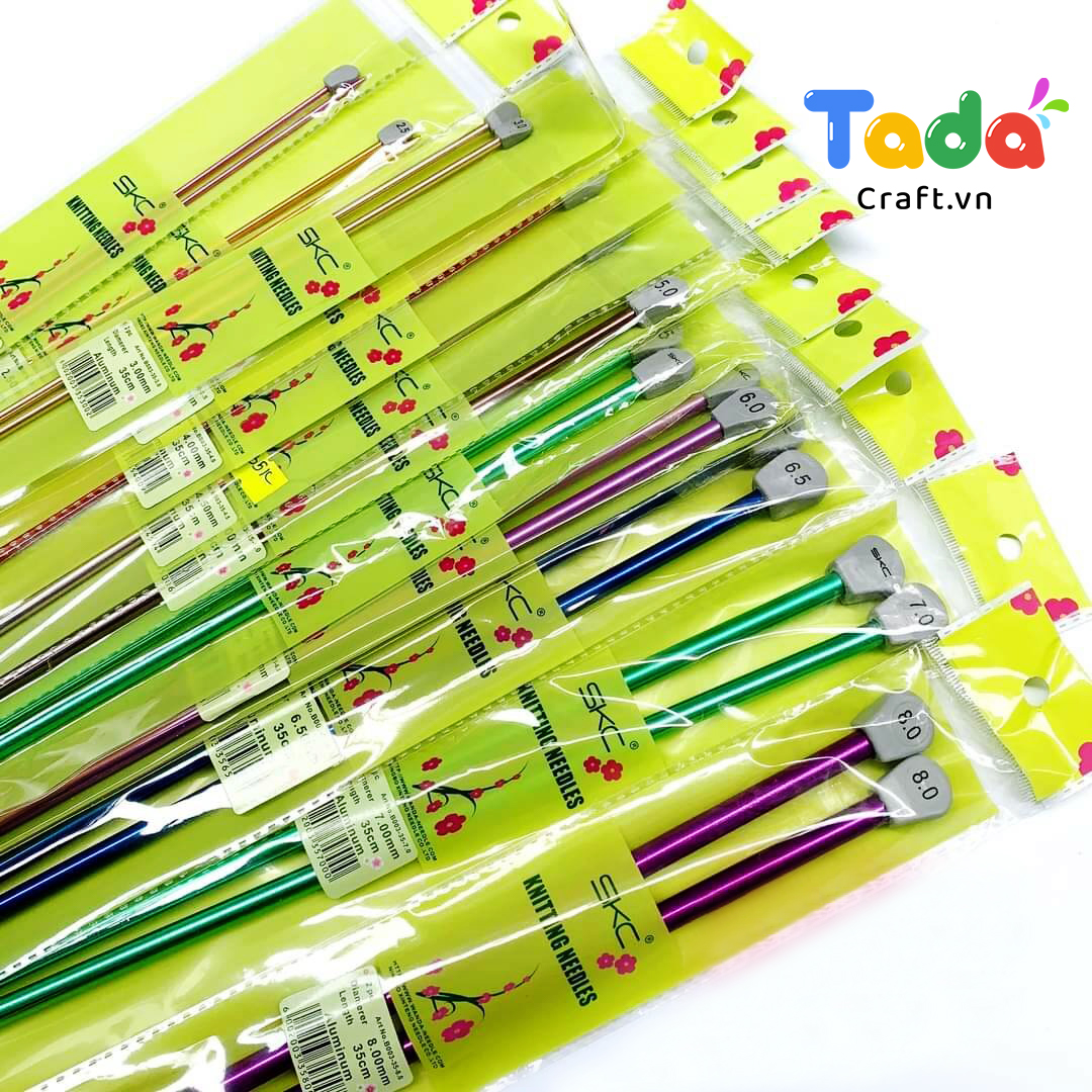 Kim đan thẳng bằng nhôm chính hãng skc dài 35cm
