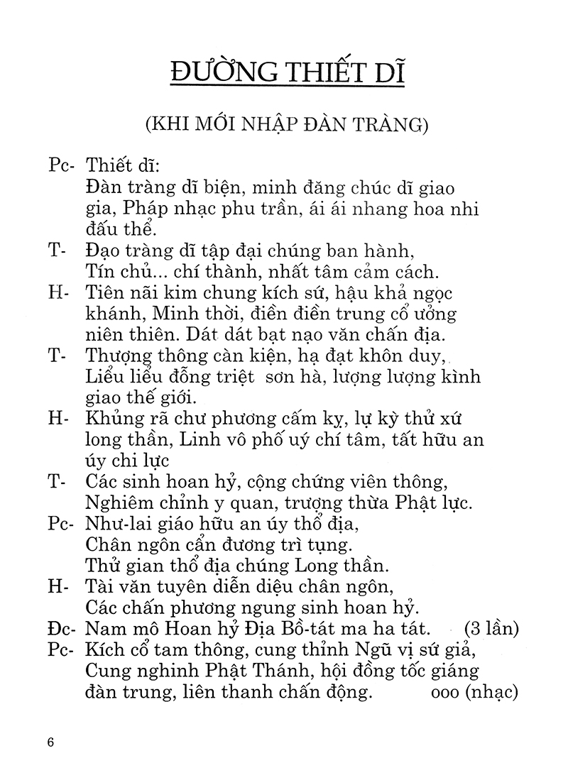 Khoa Cúng Thông Dụng