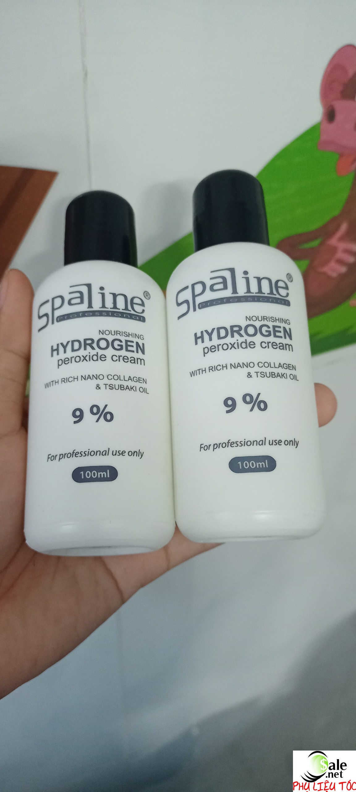 [HCM]100ml Oxy nhuộm tóc Spaline