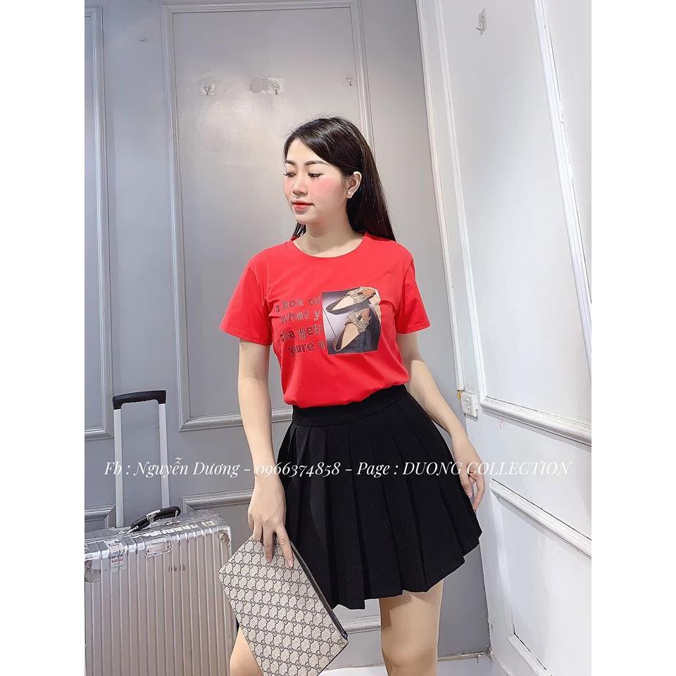 Chân váy xếp ly dáng ngắn