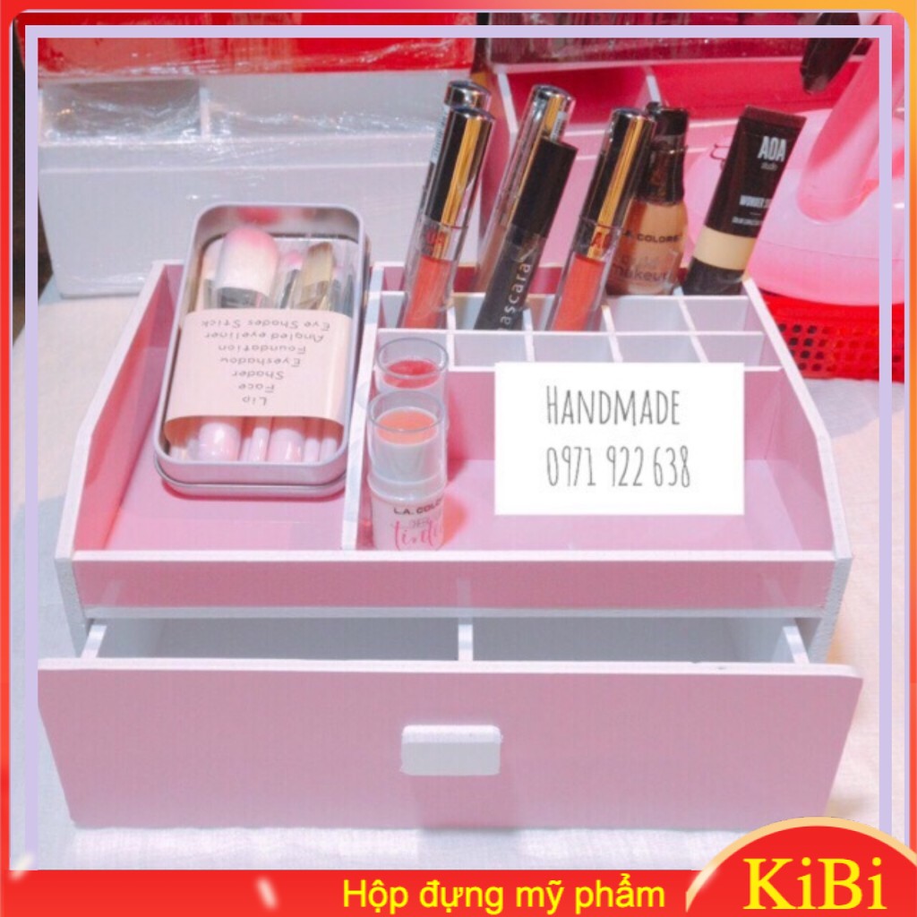 Kệ mỹ phẩm 1 ngăn 30cm đựng son cực gọn