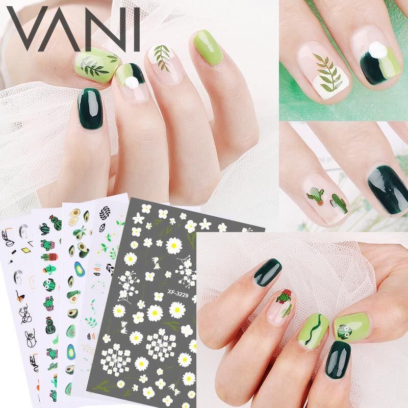 [HCM]STICKER NAIL DÁN MÓNG TAY HÌNH TRÁI CÂY VÀ HOA DỄ THƯƠNG - VANI STORE