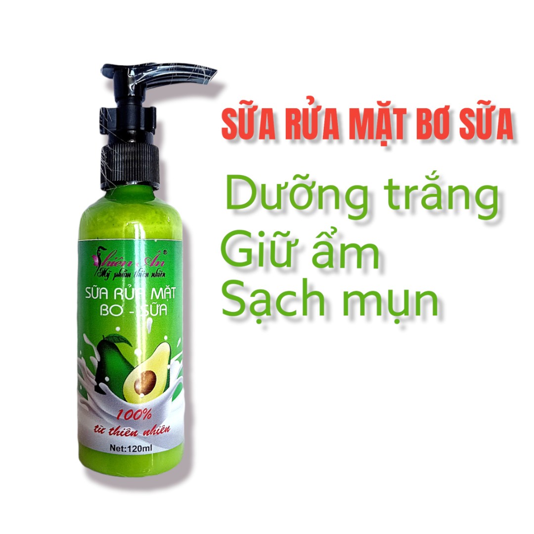 Sữa rửa mặt Bơ Sữa 💯 Thiên nhiên