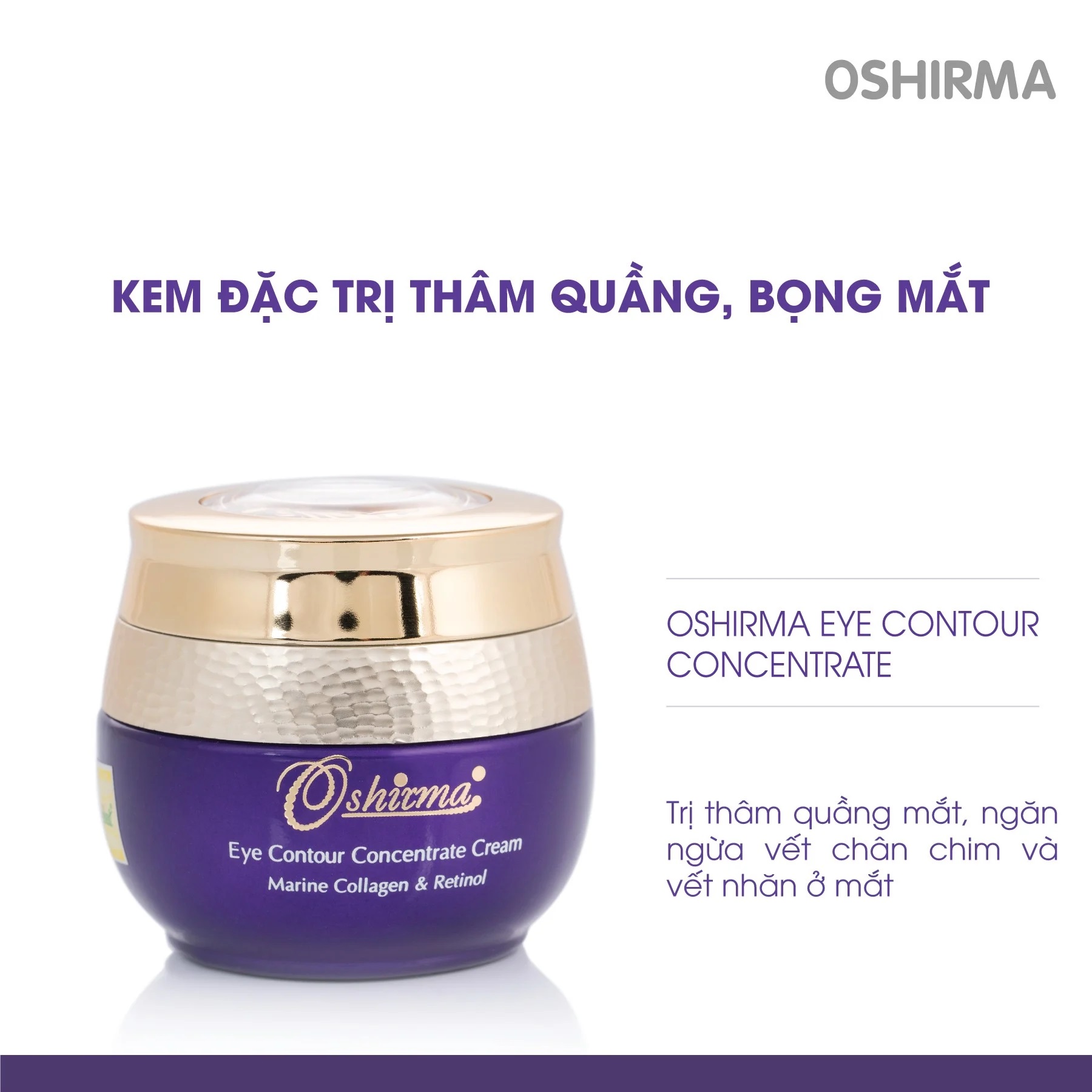 Kem Giảm Quầng Thâm Mắt Oshirma 18GR