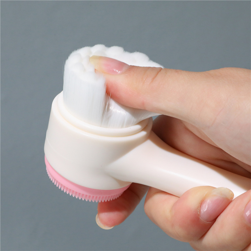 Cọ Rửa Mặt 2 Đầu Massage Mềm Mại