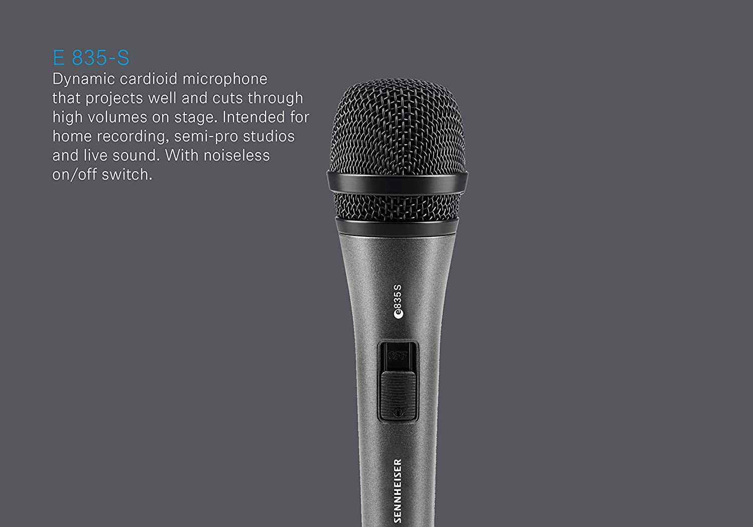 Micro Sennheiser E835S huyền thoại vocal (made in Germany)