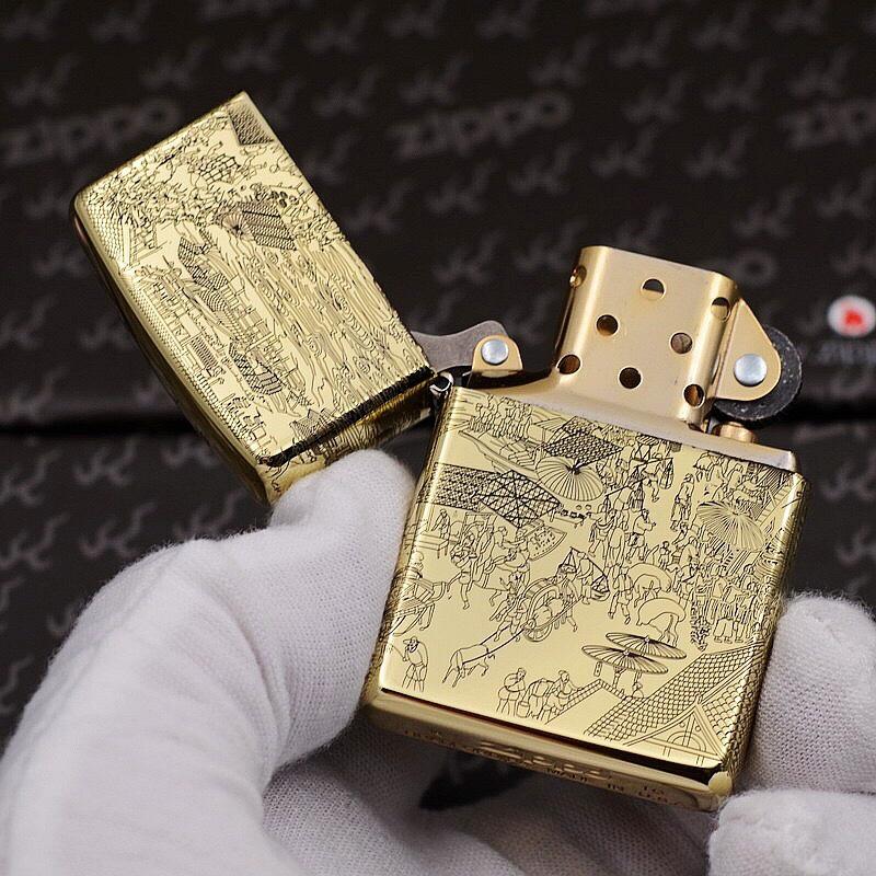 [HCM]Bật Lửa Zippo Chủ Đề Tết Thanh Minh Khắc 5 Mặt
