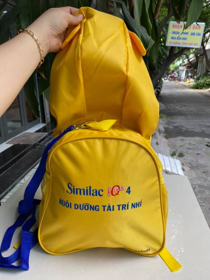 [HCM]( 1 cái ) Balo gấu liền nón cho bé hkm Similac